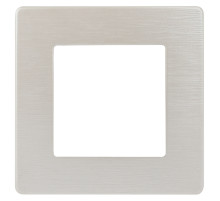ЭРА Рамка для розеток и выключателей Серия 12 12-5101-15 на 1 пост, Сатин, перламутр