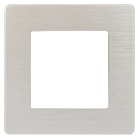 ЭРА Рамка для розеток и выключателей Серия 12 12-5101-15 на 1 пост, Сатин, перламутр