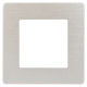 Рамка для розеток и выключателей ЭРА Серия 12 12-5101-15 на 1 пост, Сатин, перламутр