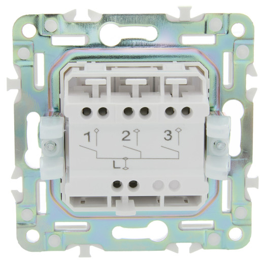 SKANDY Выключ. 3-кл. 10А SK-V11Gr сер. IEK