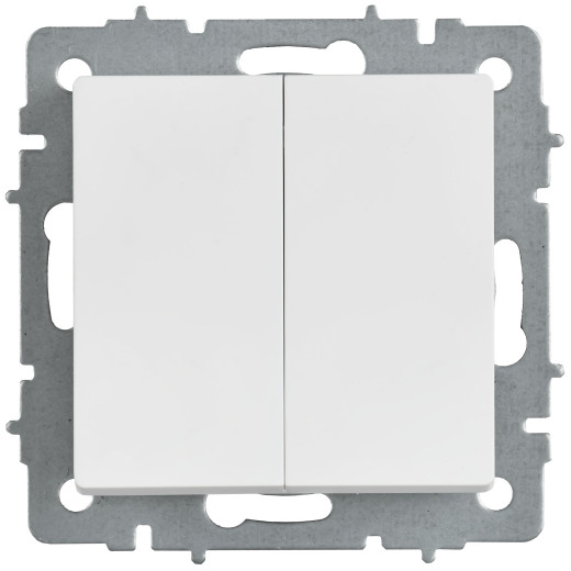 BRITE Выключ. 2-кл. прох. 10А ВС10-2-6-БрАБ а/б IEK