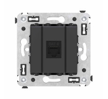 DKC Avanti Компьютерная розетка RJ-45 без шторки в стену, кат.6 одинарная, 