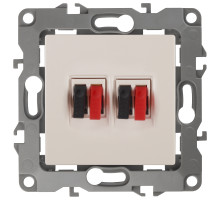 ЭРА Розетка Серия 12 12-3112-02 аудио двойная IP20 слоновая кость