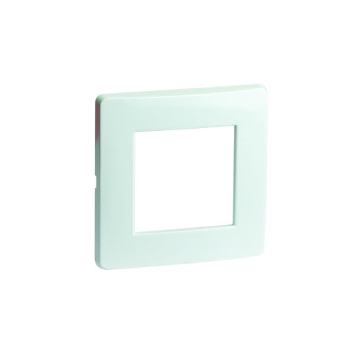 Рамка на 2 модуля (одноместная), белая, RAL9010