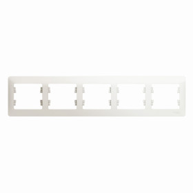 Systeme Electric Glossa Перламутр Рамка 5-ая, горизонтальная,