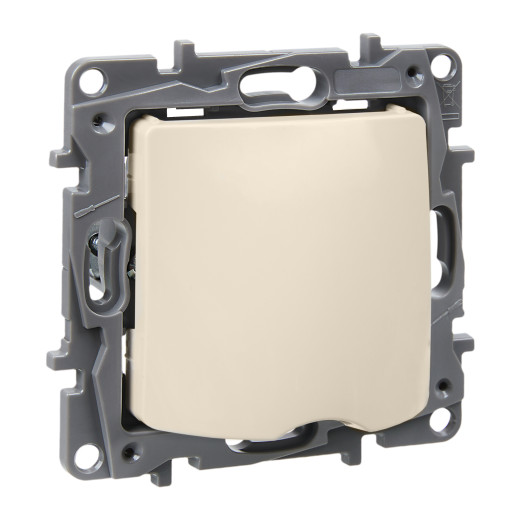 Вывод кабеля IP21 - Legrand Etika - с зажимом для кабеля - слоновая кость