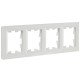 BRITE Рамка 4-мест. РУ-4-БрБ бел. IEK