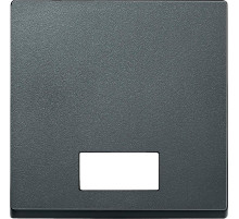 Schneider Electric Merten SM Антрацит Клавиша 1-ая с окошком, без линзы