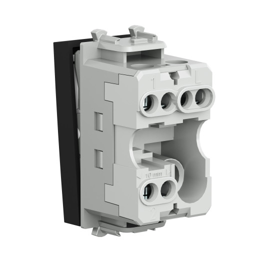 Переключатель модульный, Avanti, черный матовый, 1 модуль