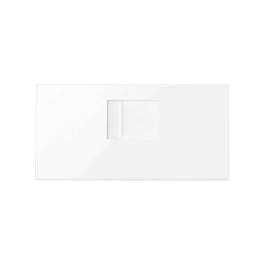 Simon 100 Белый глянец Накладка розетки RJ45