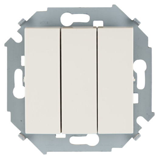 Simon 15 Бежевый Выключатель 3-кл, 10А, 250В, винт.заж.