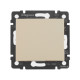 Выключатель кнопочный одноклавишный - Legrand Valena - 10А 250В схема 1P безвинтовые зажимы - слоновая кость