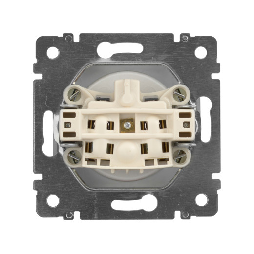 Розетка без заземления - Legrand Valena - без шторок 16А 250В винтовые зажимы - алюминий