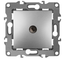 ЭРА 12-3101-03 Розетка TV одиночная, IP20, Эра12, алюминий (10/100/3200)