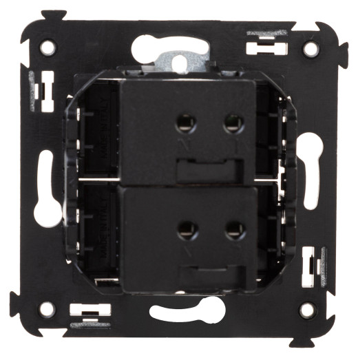 USB зарядное устройство в стену 2.1 А, Avanti, черный матовый