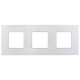 SKANDY Рамка 3-мест. SK-F33S металл сереб. IEK
