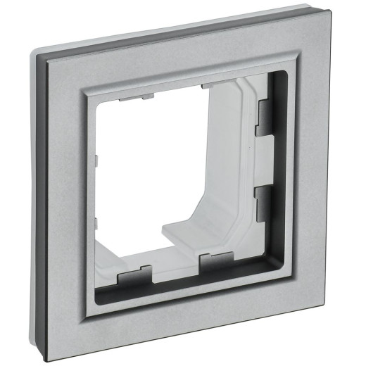 BRITE Рамка 1-мест. IP44 РУ-1-БрС-44 сталь IEK