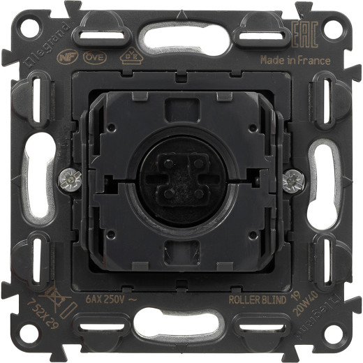 Valena IN'MATIC.Выключатель управления для жалюзи и рольставней 6АХ 250В.Безвинтовые зажимы