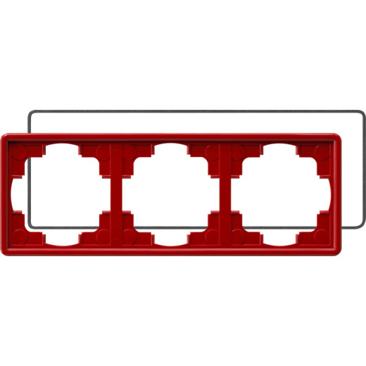 Рамка тройная с уплотнительной вставкой