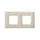 Рамка 2 поста (4 мод.), Avanti, белый жемчуг