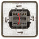 Переключатель ЭРА Эксперт 11-1528-01 для жалюзи кнопочный IP55 10АХ-250В СУ белый
