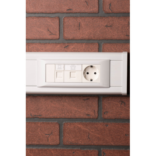 Розетка RJ45 кат. 5e, 1 модуль EKF