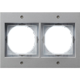 Gira TX-44 Алюминий Рамка 2-ая