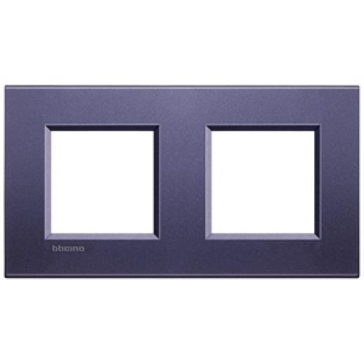 Livinglight Рамка прямоугольная, 2 поста, цвет Синий шелк
