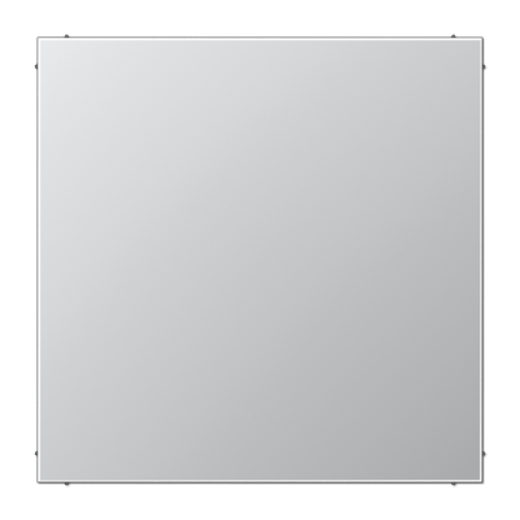 Крышка без отверстий, фиксация защёлкиванием, для произвольных вырезов (либо использование в качестве заглушки), возможно IP44, металл, алюминий, Aluminium