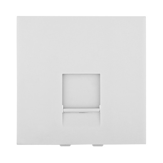 LK45 Накладка для розетки телефонной, компьютерной RJ,45х45мм (белый)