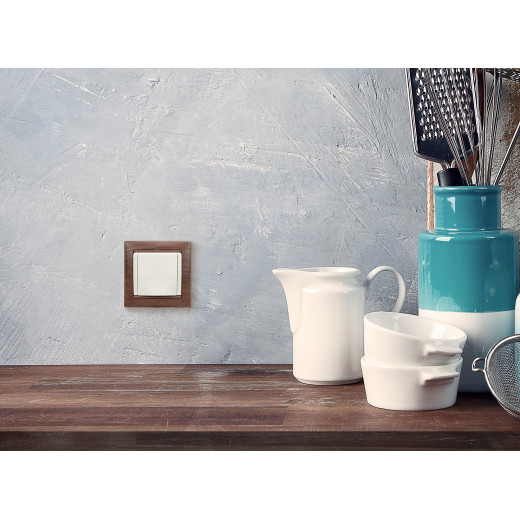 Розетка с заземлением - Legrand Valena - со шторками с защитной крышкой 16А 250В винтовые зажимы - слоновая кость