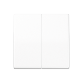 JUNG Клавиши для сдвоенного выключателя термопласт белые