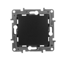 Legrand Etika Антрацит  Переключатель промежуточный 1-клавишный, винт. клеммы, 10AX, 250 В.