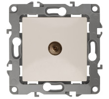 ЭРА 12-3102-02 Розетка TV проходная, IP20, Эра12, слоновая кость (10/100/2100)