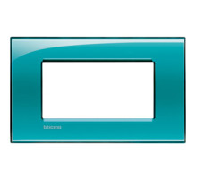 BT LL Зелёный Рамка прямоугольная, 4 модуля.