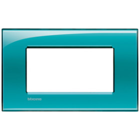 BT LL Зелёный Рамка прямоугольная, 4 модуля.