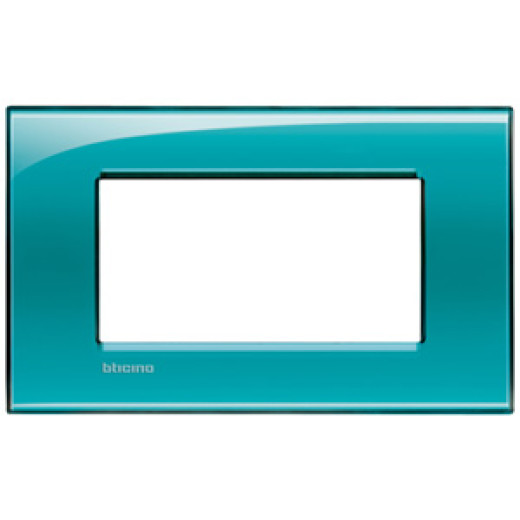 Livinglight Рамка прямоугольная, 4 модуля, цвет зелёный