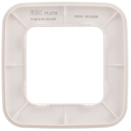 FLITE Рамка 1-мест. РУ-1-А-ФлЖ жем. IEK