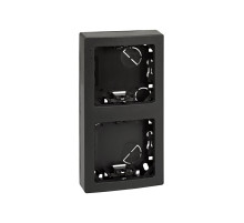 Simon 73 loft Графит Рамка 2-ая вертикальная 75х146 мм