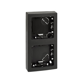 Simon 73 loft Графит Рамка 2-ая вертикальная 75х146 мм