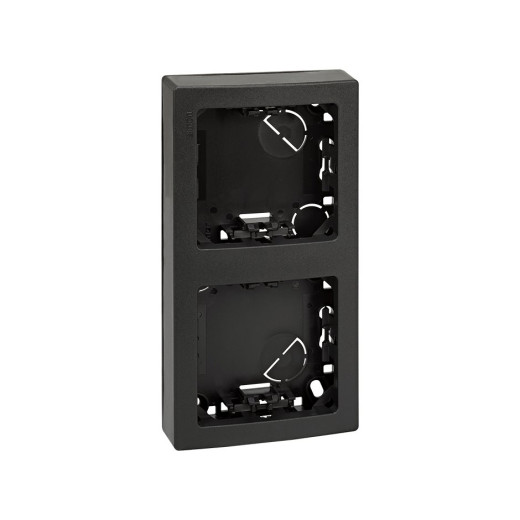 Simon 73 Графит Рамка 2-я вертикальная 75х146 мм