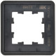 BRITE Рамка 1-мест. РУ-1-1-Бр металл черн. RE IEK