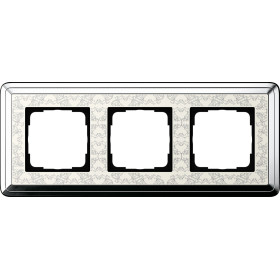Gira ClassiX Art Хром/Кремовый Рамка 3-ая