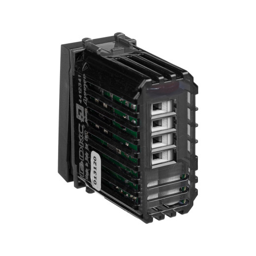 Диммер кнопочный модульный для LED ламп, Avanti, черный матовый, 1 модуль