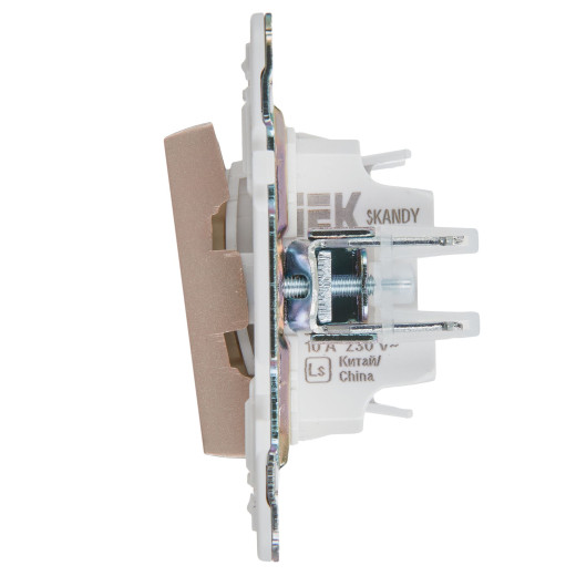 SKANDY Выключ. жалюзи 10А SK-V12Sa песоч. IEK