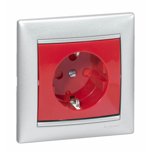 Рамка 1 пост - Legrand Valena - алюминий