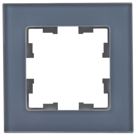 BRITE Рамка 1-мест. РУ-1-2-Бр стекло маренго матовый IEK