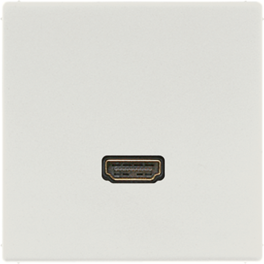 HDMI розетка, серия LS, цвет Светло-серый