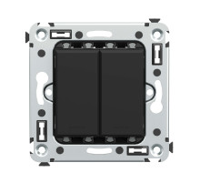 DKC Avanti Кнопка двухклавишная в стену, 