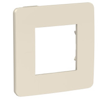 Schneider Electric Unica Studio Бежевая/Бежевая Рамка 1-ная